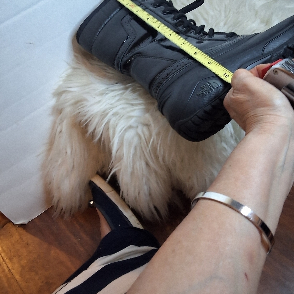 The North Face Waterproof Lace Faux Fur Lined Boots 7.5 - Picture 9 of 14